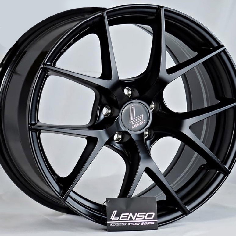 ล้อแม็กซ์ Lenso JAD Jager DYNA สีดำกึ่งก้าน 7.5-17นิ้ว 5รู114 ET35 [15857]