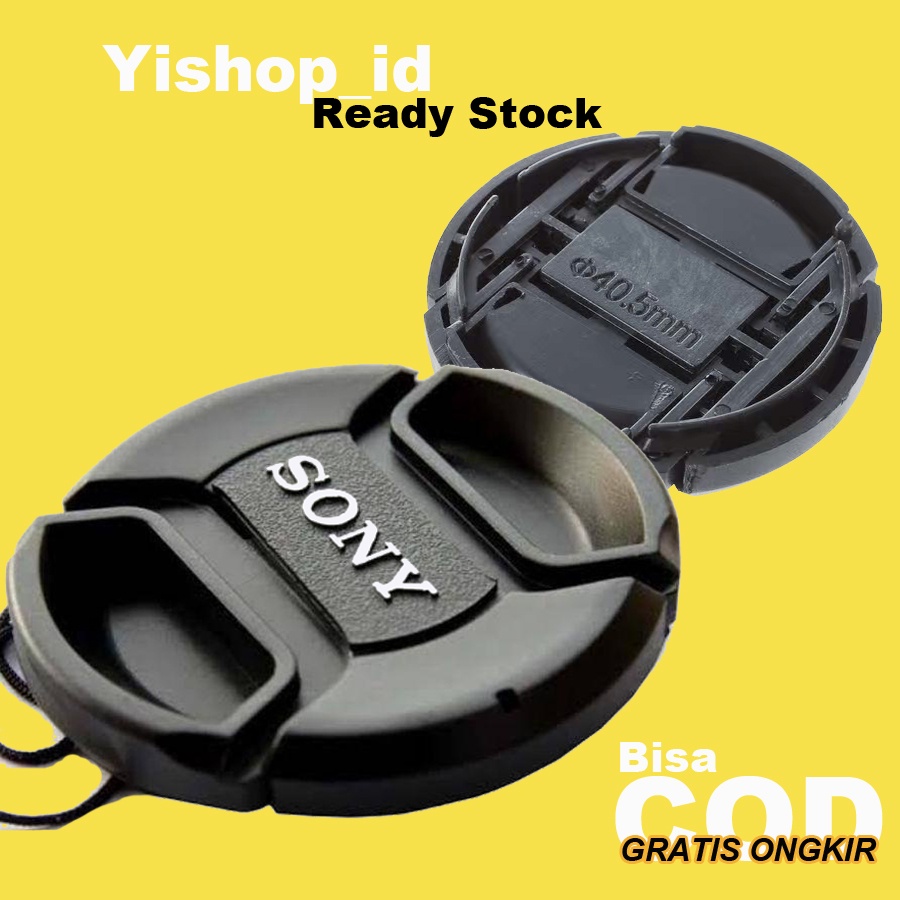 ฝาปิดเลนส์ ฝาปิดเลนส์ Sony 40.5mm E 16-50mm F3.5 PZ OSS Lenscap Logo Sony Alpha 40.5mm A5000 A5100 A