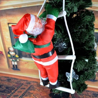 ซานต้าขึ้นบันไดงานตกแต่งเทศกาลคริสต์มาส