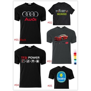 audi fans s line or audi sport tfsi power a 3 a 4 a 5 a 6 a 7 a 8 s rs เสื้อยืดลําลองสําหรับผู้ชายแขนสั้นคอกลมพิมพ์ลาย