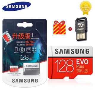 SAMSUNG EVO PLUS Micro SD  SDHC 80mb/s Grade Class10 Memory Card C10  U3 UHS-I TF/SD Cards Trans Flash SDXC 64GB 128GB