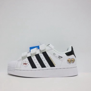Ad SUPERSTAR รองเท้าผ้าใบ รองเท้าวิ่ง ลายการ์ตูน สําหรับเด็กผู้ชาย ผู้หญิง 2022