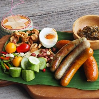 Haus Sausage - Spicy Thai style mixed Sausage set H 190 g./ 4 pcs  -ไส้กรอกรวมรสไทยเซ็ท H