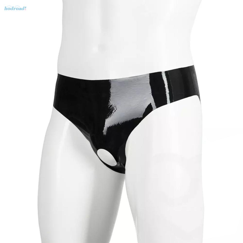 【HODRD】Gay Guy 1*Underwear Black G-String Briefs Open Lingerie S-5XL Size Sexy【Fashion Woman Men】 #4
