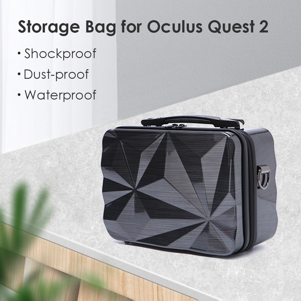 VRrotable VR Accessories For Oculus Quest 2 VR Headset Travel Carrying