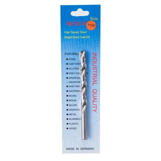 ดอกสว่านเจาะเหล็กไฮสปีด 11/32" เงิน เม็กโก้ 401132 Steel drill bit HSS 11/32 "Mango silver 401132