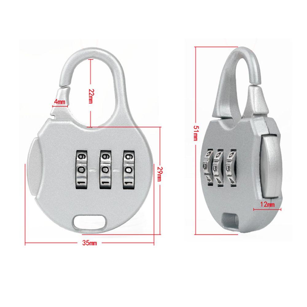 EVINARIA 1pcs Padlock Gym Mini Diary Protector HOT รูปที่ 3