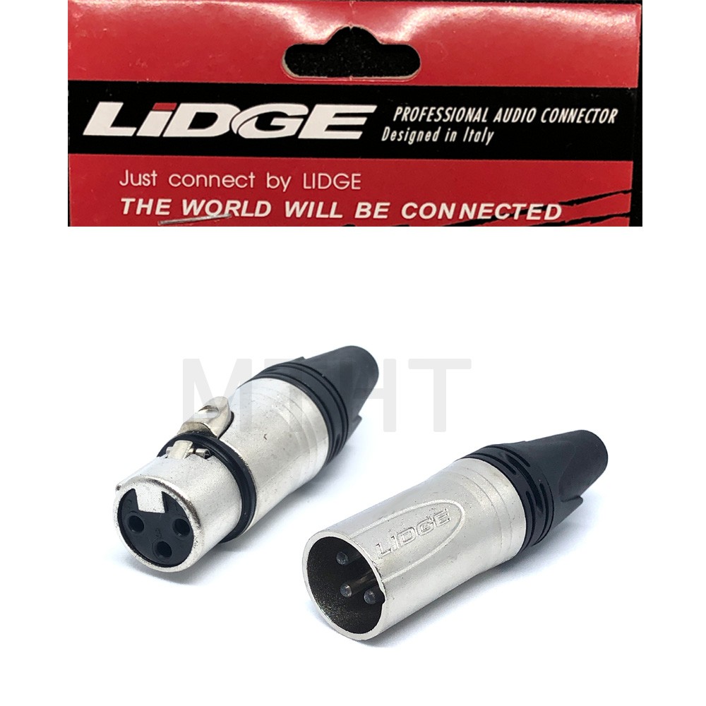 แจ๊ค หัว XLR YM001A YM002A LIDGE ผู้ เมีย