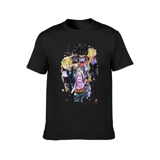 T-Shirtเสื้อยืดคอกลม ผ้าฝ้าย พิมพ์ลายกราฟฟิค Jojo Bizarre Adventure สไตล์วินเทจ พลัสไซซ์ 5XL แฟชั่นสําหรับผู้ชาย และคู่ร