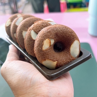 🍩🍩โดนัทช็อคโกแลต สูตร(คีโต)ไม่มีแป้งและน้ำตาล🍩🍩