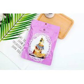 Gold Princess Royal Detoxification Foot Patch Lavender แผ่นมาส์ก/ดีท๊อกซ์เท้ายี่ห้อนางรำ 1ซองบรรจุ 10 ชิ้น