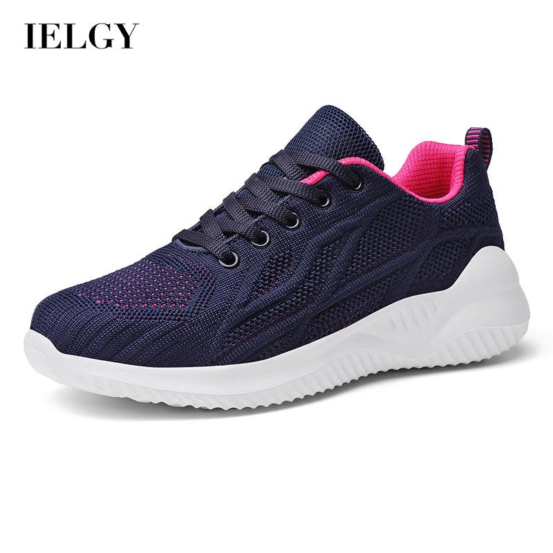 IELGY running shoes, breathable mesh sneakers, women shoes, true to