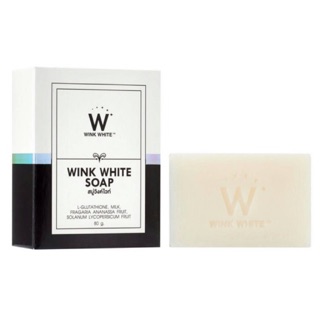 Wink white soap สบู่วิงไวท์ โฉมใหม่ กล่องขาวดำ
