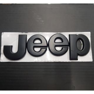 Logo Jeep งานพลาสติก 13.5×4cm ตัวแยก