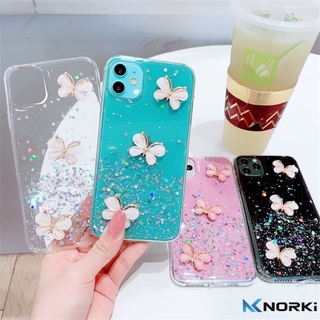 เคสโทรศัพท์มือถือลายการ์ตูนผีเสื้อ 3 มิติสําหรับ Vivo V21 V21E V20 V20Pro V20Se V17 V19 V15 V15Pro V11 V11Pro