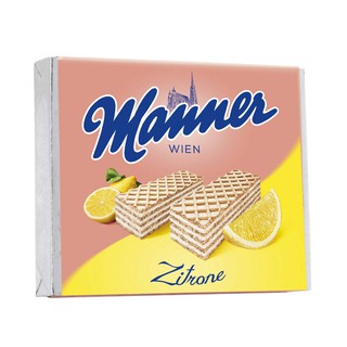 Menner Zitrone Schnitte 75g  วาฟเฟิล ผลไม้ครีมมะนาว 75 กรัม