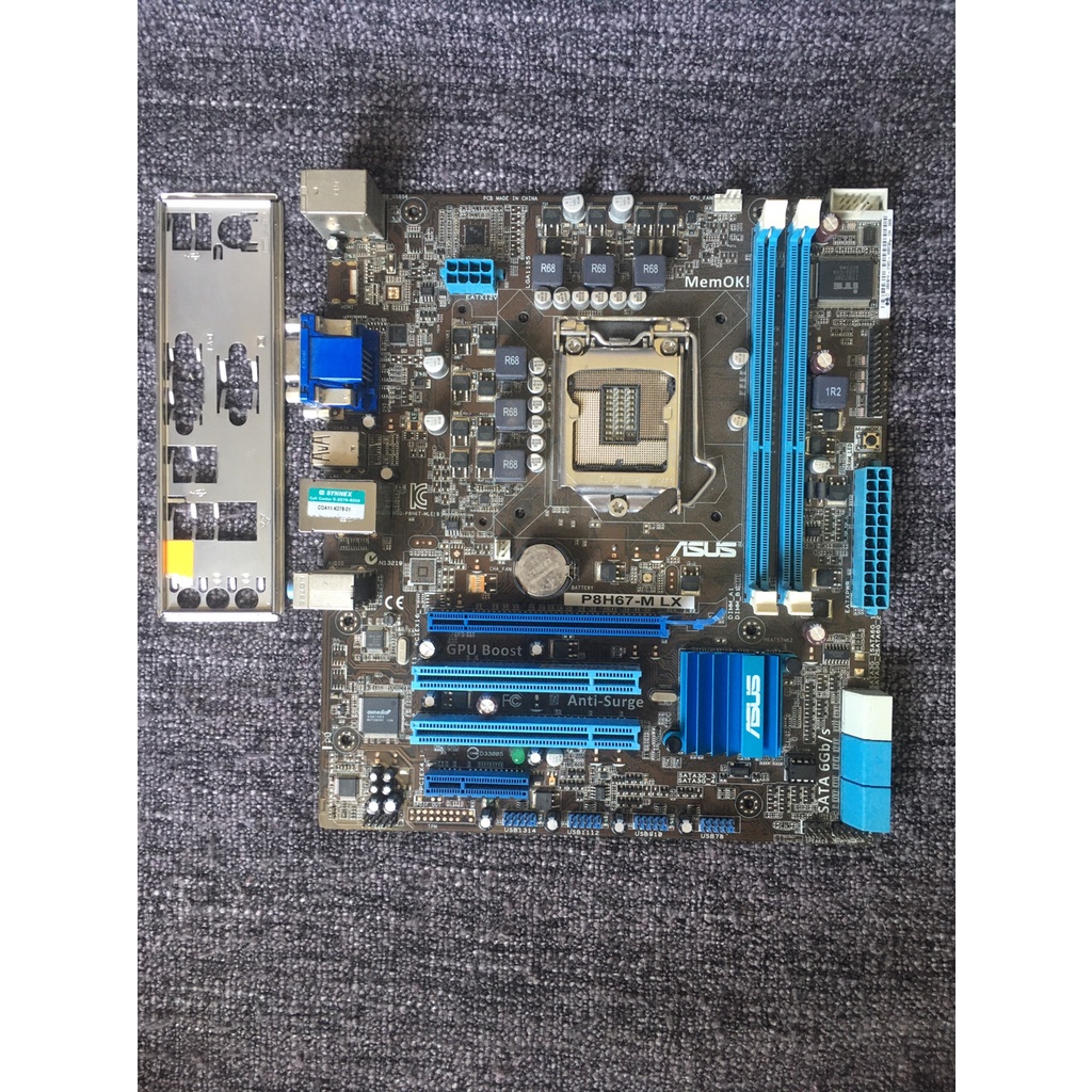 1155 Asus P8H67-M LX  พร้อมฝาหลัง มีตำหนิ