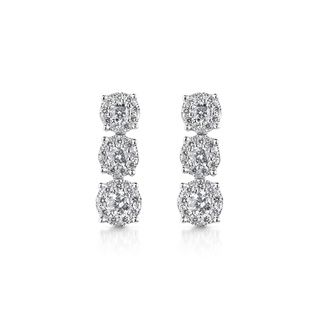 ต่างหูเพชร Simplicity Lush Earrings (EC068)