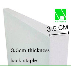เฟรมผ้าใบแคนวาส เอ็น เอส เฟรม สำหรับวาดรูป ขอบ 3.5cm เย็บหุ้มหลัง, NS Frame Canvas, Canvas for Paint