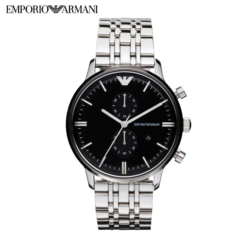 Emporio Armani นาฬิกาโครโนกราฟผู้ชายแท้ 100 นาฬิกา AR0389 AR1648 ...