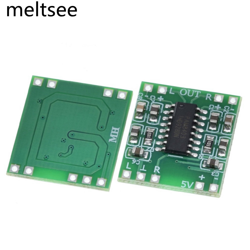 5pcs PAM8403 pam 8403 แผงโมดูลขยายเสียงดิจิตอล 2x3 w class 2 . 5-5 v 5 ชิ้น