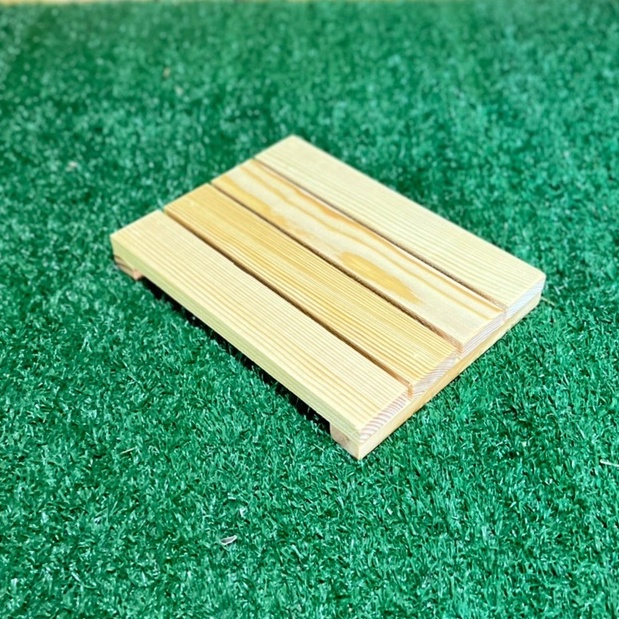 BS21-1 ไม้พาเลท รองกระถางต้นไม้ แบบซี่ ต้นกระบองเพชร ต้นไม้ด่าง สิ่งของโชว์ต่างๆ ขนาดกxยxส15x20x2.4cm. - รูปที่ 5