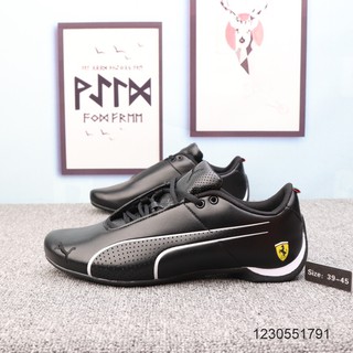 PUMA Ferrari creeper white &amp; black fashion wild sneakers