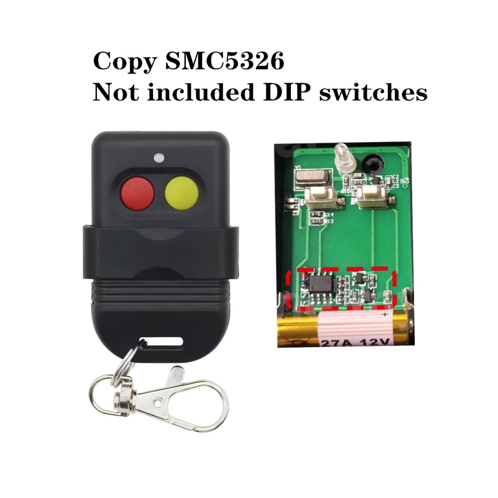 Copy รีโมตควบคุมประตูอัตโนมัติ 330Mhz SMC5326 433Mhz 8DIP