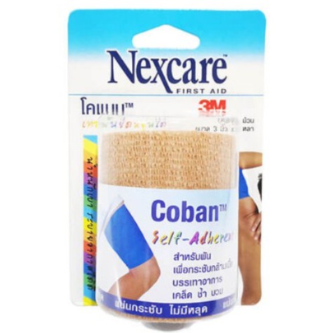 TT 3M Nexcare Coban 3 นิ้ว X 5 หลา โคแบน เทปพันยืดหยุ่นได้