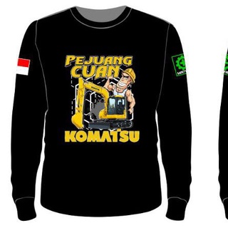 เสื้อยืด พิมพ์ลาย Cuan Warrior distro Operators komatsu Heavy Equipments สําหรับผู้ชาย