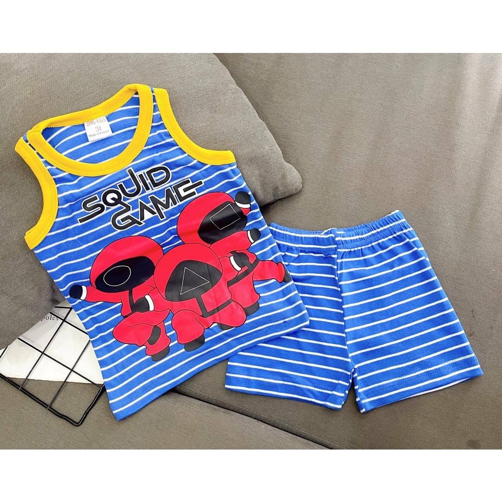 เสื้อกล้าม Playset 1y - 6y 100% Kokoma Squid Game