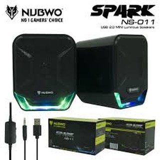 (NS011) Favorite (2) ลำโพง ยี่ห้อ Nubwo รุ่น NS011NUBWO ลำโพง SPARK ยูเอสบี รุ่น NS011  - ดีไซน์สุดเก๋เพื่อสามารถทำงานร่