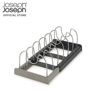 Joseph Joseph อุปกรณ์เก็บเครื่องครัวต่างๆ เช่น หม้อ และฝาหม้อ รุ่น DrawerStore สีเทา N85167