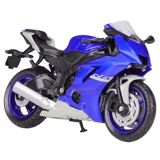 โมเดลรถจักรยานยนต์ Welly 1:18 Yamaha 2020 Yzf R6 ของเล่นสะสม