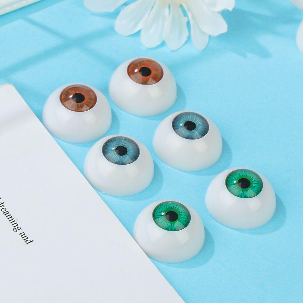 IYRKML 1 คู่ตุ๊กตา Eyeball คุณภาพสูงสําหรับตุ๊กตา BJD 24 มม.30 มม.ตุ๊กตาหัตถกรรม - รูปที่ 5