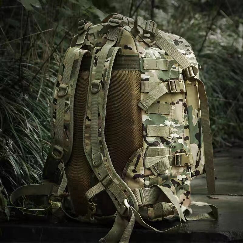Hiking Backpack 40L กระเป้าเป้ กระเป๋าเป้ทหาร กันน้ำ กระเป๋าเดินป่า ระบบรองรับเอว เหมาะสําหรับกีฬากลางแจ้ง