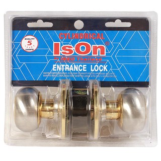 ลูกบิดทั่วไป ISON 8921 หัวจัน PB/SS ISON 8921 PB/SS ENTRANCE KNOB