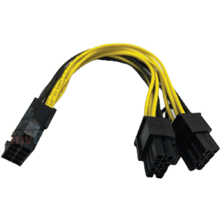 [สายพ่วง Molex] จาก 6 pin เป็น 8 Pin x 2 และ 8 pin เป็น 8 pin x 2(ตัวแยก 8 Pinใช้เป็น 6 Pinได้)ส่งจากประเทศไทย