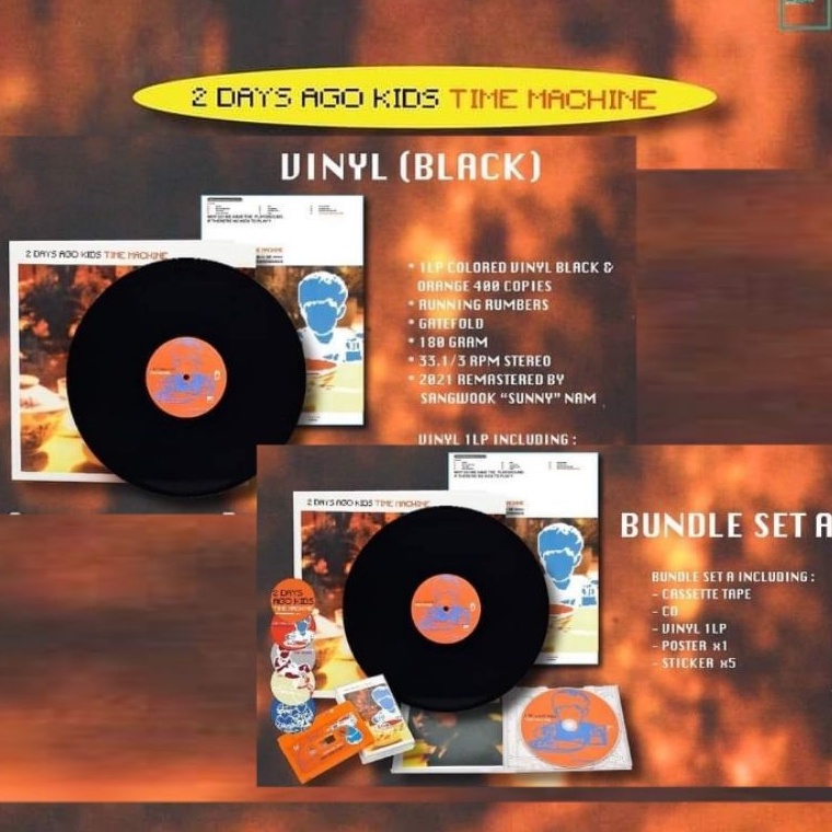 ■มือ1 2 Days Ago Kids อัลบั้ม Time Machine (2021)  vinyl bundle