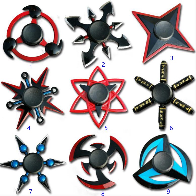 ธีมนารูโตะ Fidget Hand Spinner Hokage Naruto ปลายนิ้ว Gyro สังกะสีอัลลอยด์ Hand Leisure ของเล่นเพื่อ