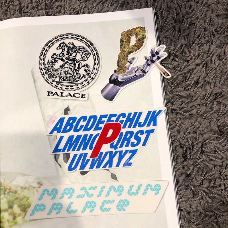 สติ๊กเกอร์ Palace Skateboards Stickers ♻️ ของแท้