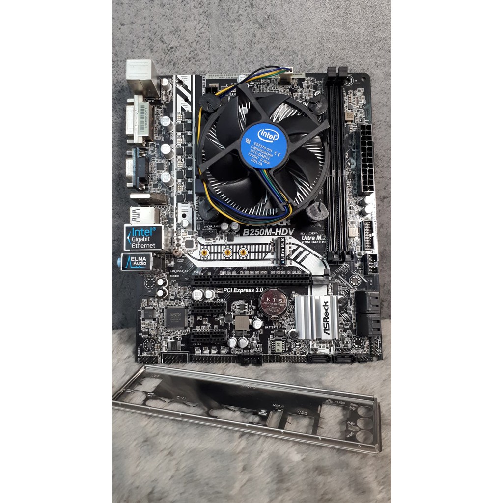 ชุดซีพียูพร้อมเมนบอร์ด CPU INTEL i5 6400T  MAINBOARD 1151 ASROCK B250M-HDV