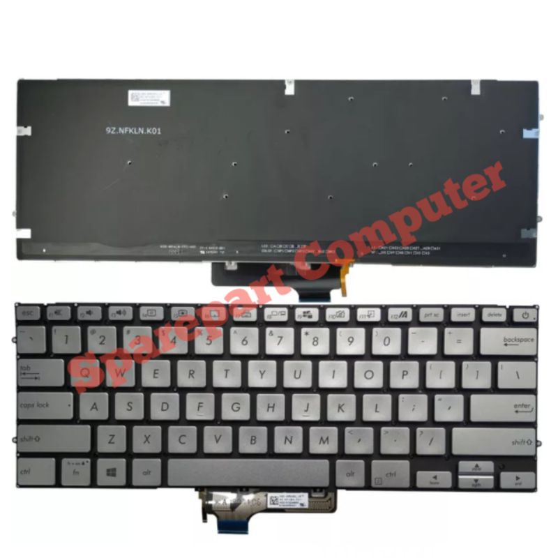 Asus ZenBook UX431 UX431U UX431F UX431FL U4500F X431 K431 S431 คีย์บอร์ด