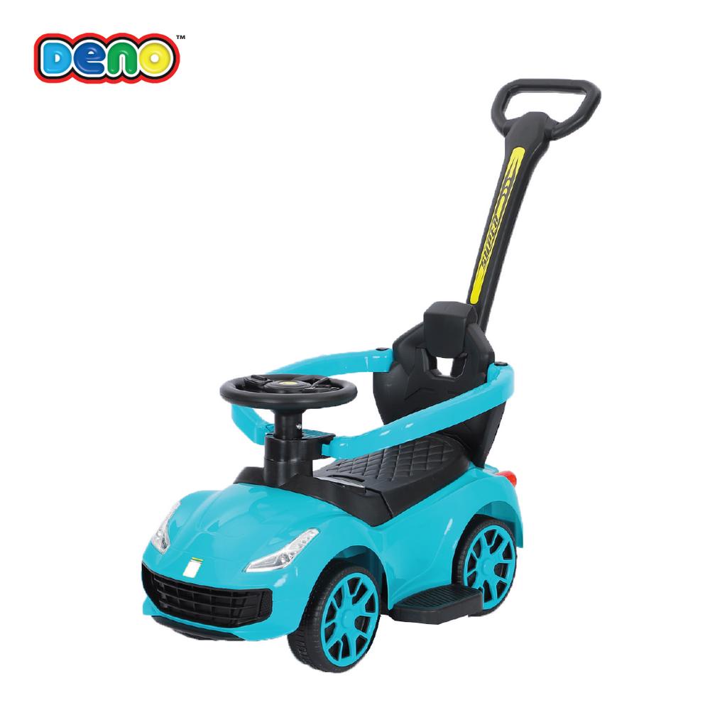 DENO รถขาไถ มีด้ามจับ มีด้ามเข็น รถขาไถเด็ก รถเด็กนั่ง รถเข็นเด็ก มีเสียงมีไฟ พร้อมจัดส่ง - รูปที่ 3