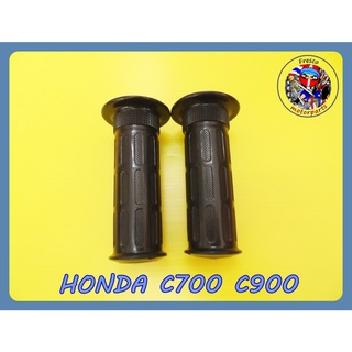 ปลอกมือ Honda C700 C900 Black Hand Grip 2Pcs. สีดำ