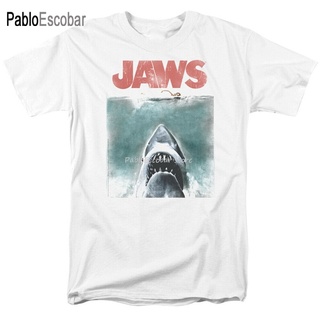 GILDAN ใหม่ เสื้อยืด ผ้าฝ้าย 100% พิมพ์ลายโลโก้ Jaws สไตล์วินเทจ แฟชั่นฤดูร้อน สําหรับผู้ชาย ผู้ใหญ่Size S-5XL