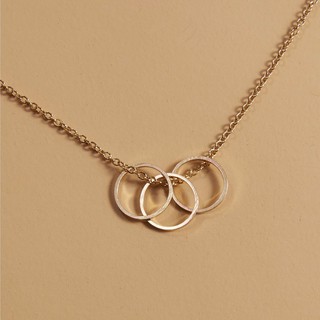 3 circles necklace สร้อยคอวงกลมสามวง