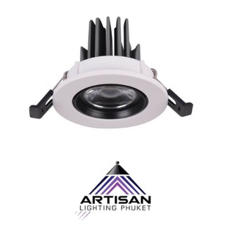 โคมไฟดาวน์ไลท์ Downlight Adjust SD007AM โคมไฟขอบขาว หน้ากลม ปรับได้ MR16 GU10