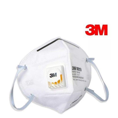 3M หน้ากากอนามัย ป้องกัน PM2.5 หน้ากาก รุ่น 9001 กรองฝุ่น 0.3 ไมครอน