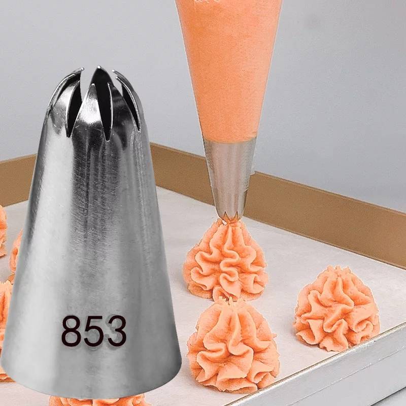 หัวบีบครีม หัวบีบวิปครีม หัวบีบเบอร์ 853 Closed Star Tip